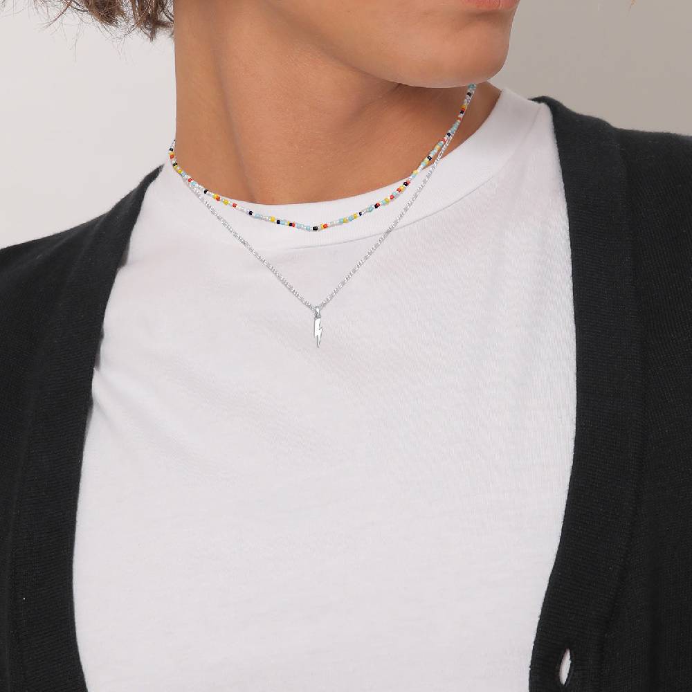 ﻿Kuzzoi Layer-Halskette Blitz Beads Kostenlose Rückgabe