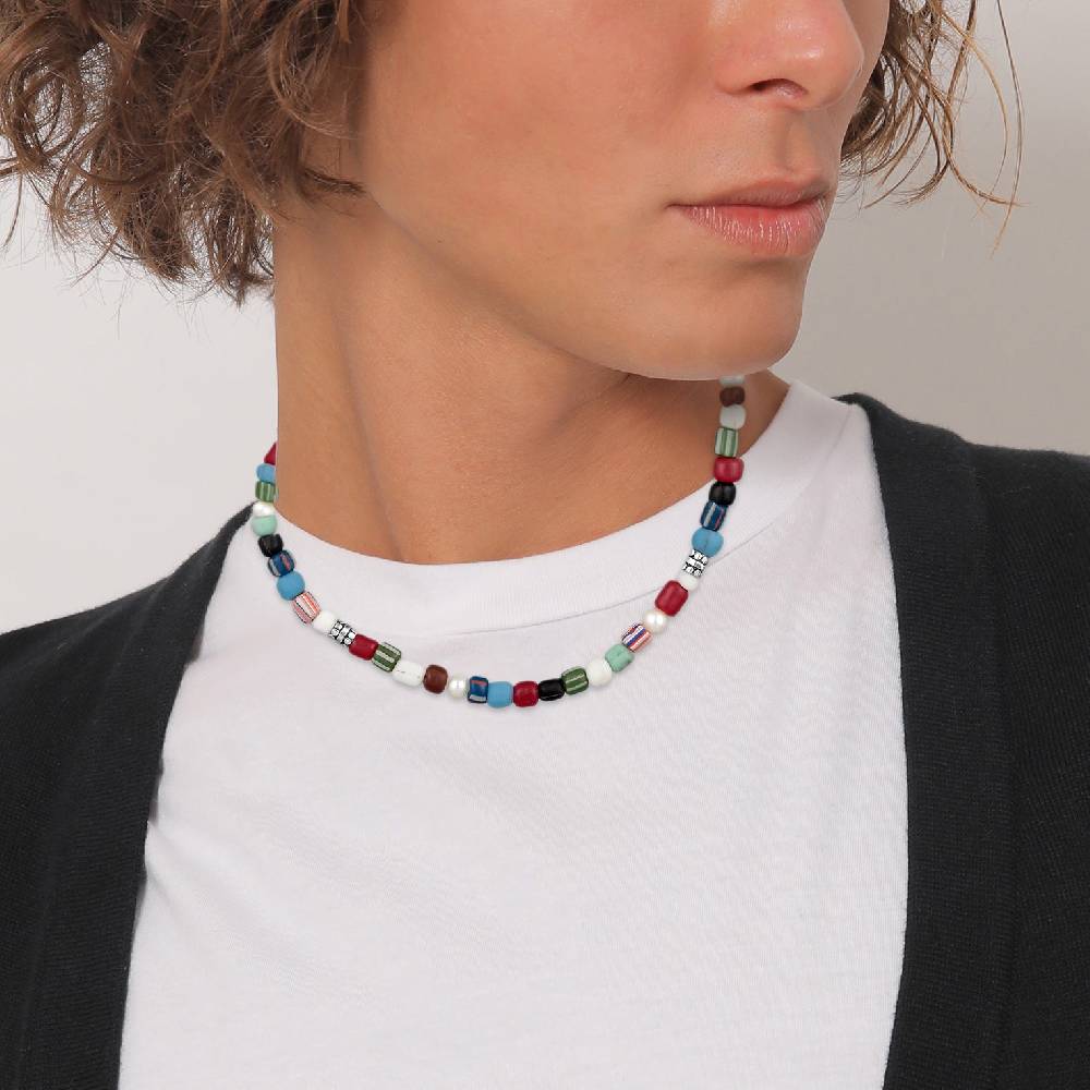 Kuzzoi Halskette Glas Beads | Süßwasserperlen JETZT KAUFEN