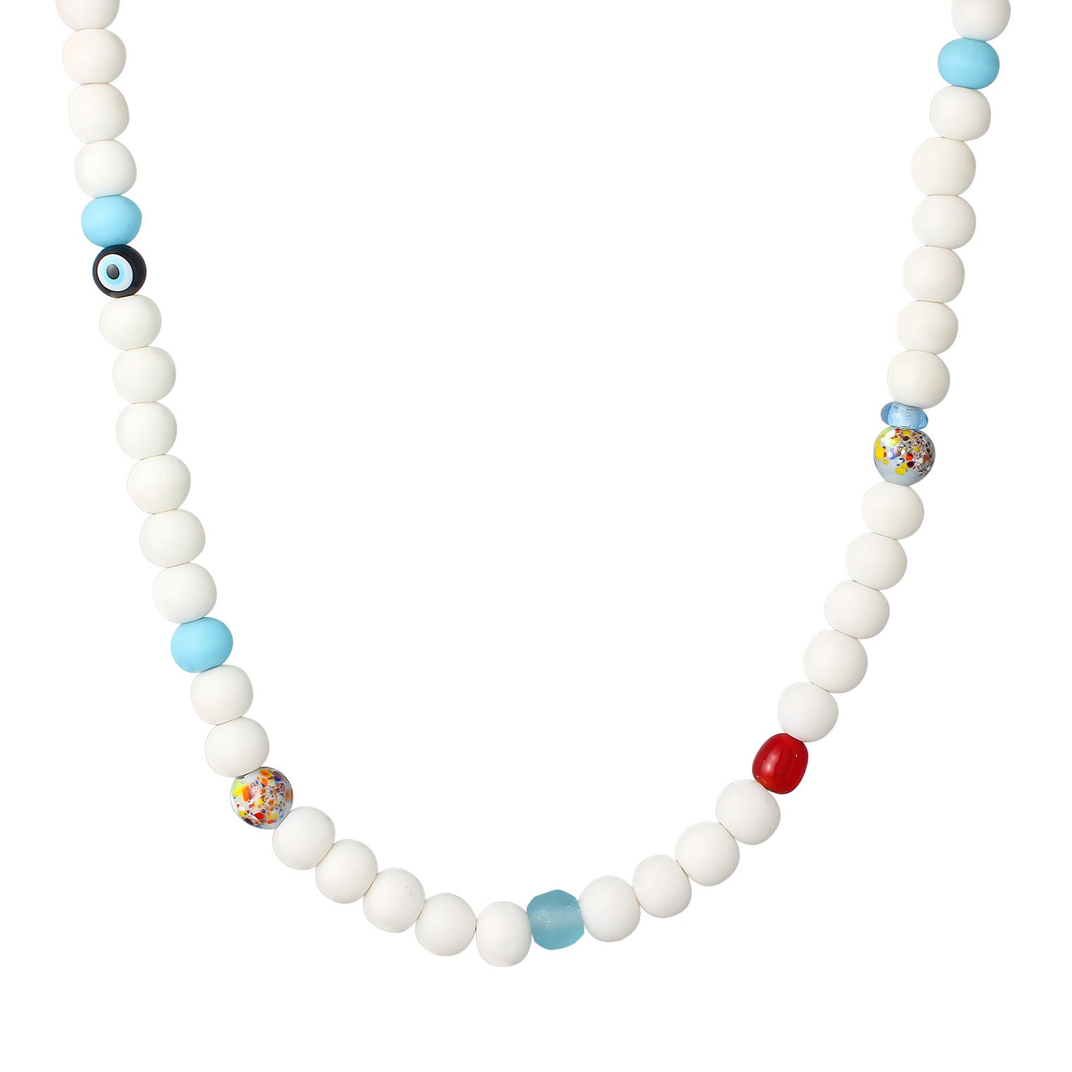 Kuzzoi Halskette mit Smiling Face Glasperlen Bunt Bis zu 50% Rabatt