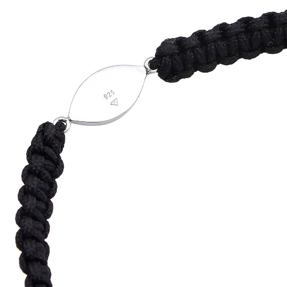 Kuzzoi Armband Evil Eye | Nylon (Schwarz) Bis zu 60% Rabatt