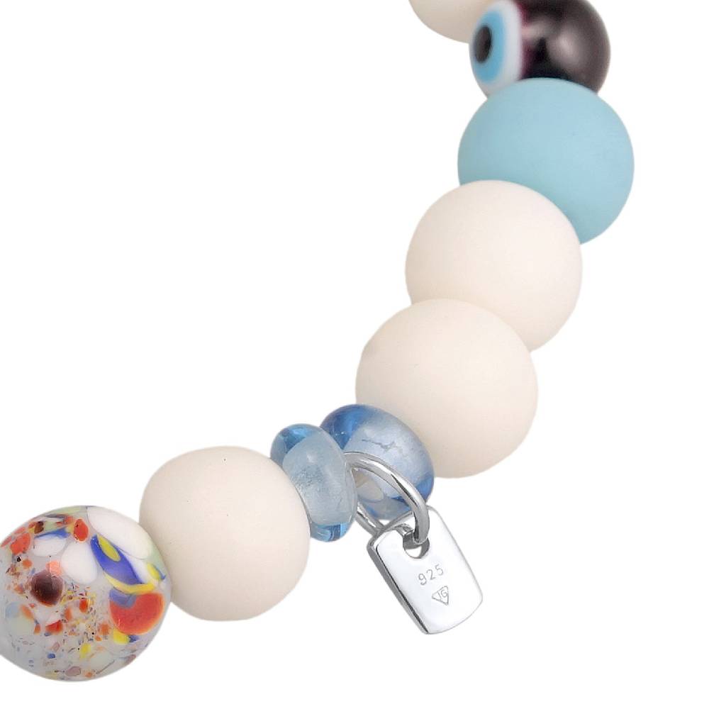 Kuzzoi Armband mit Smiling Face | Harzperlen Bis zu 65% Rabatt