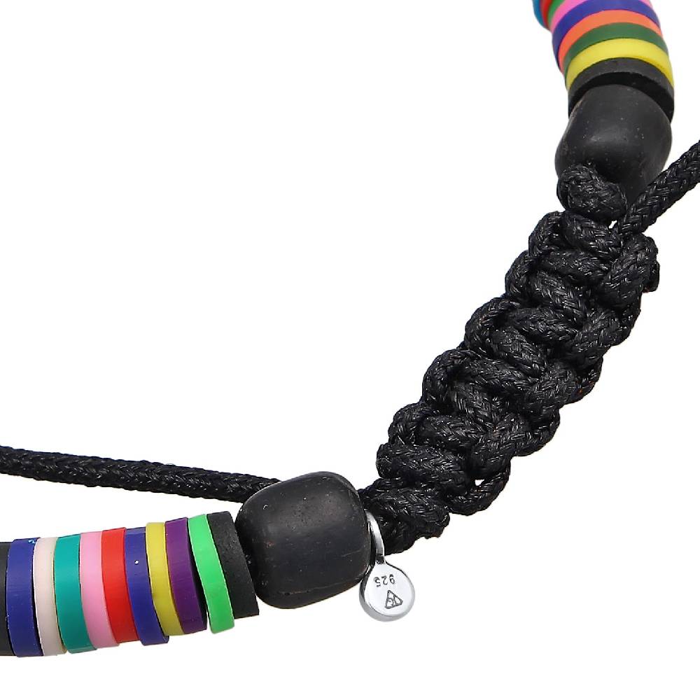 Kuzzoi Armband Textil | Heishi Perlen Sonderangebot der Fabrik