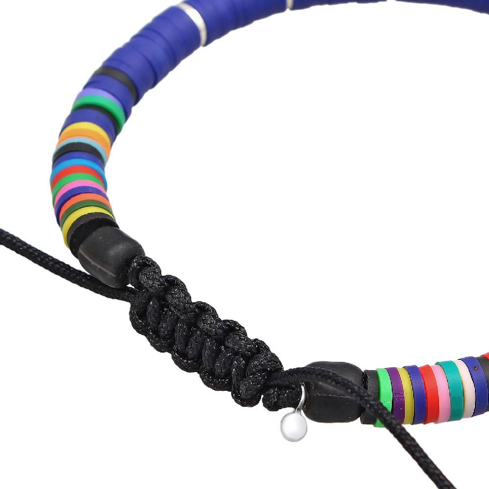 Kuzzoi Armband Textil | Heishi Perlen Sonderangebot der Fabrik