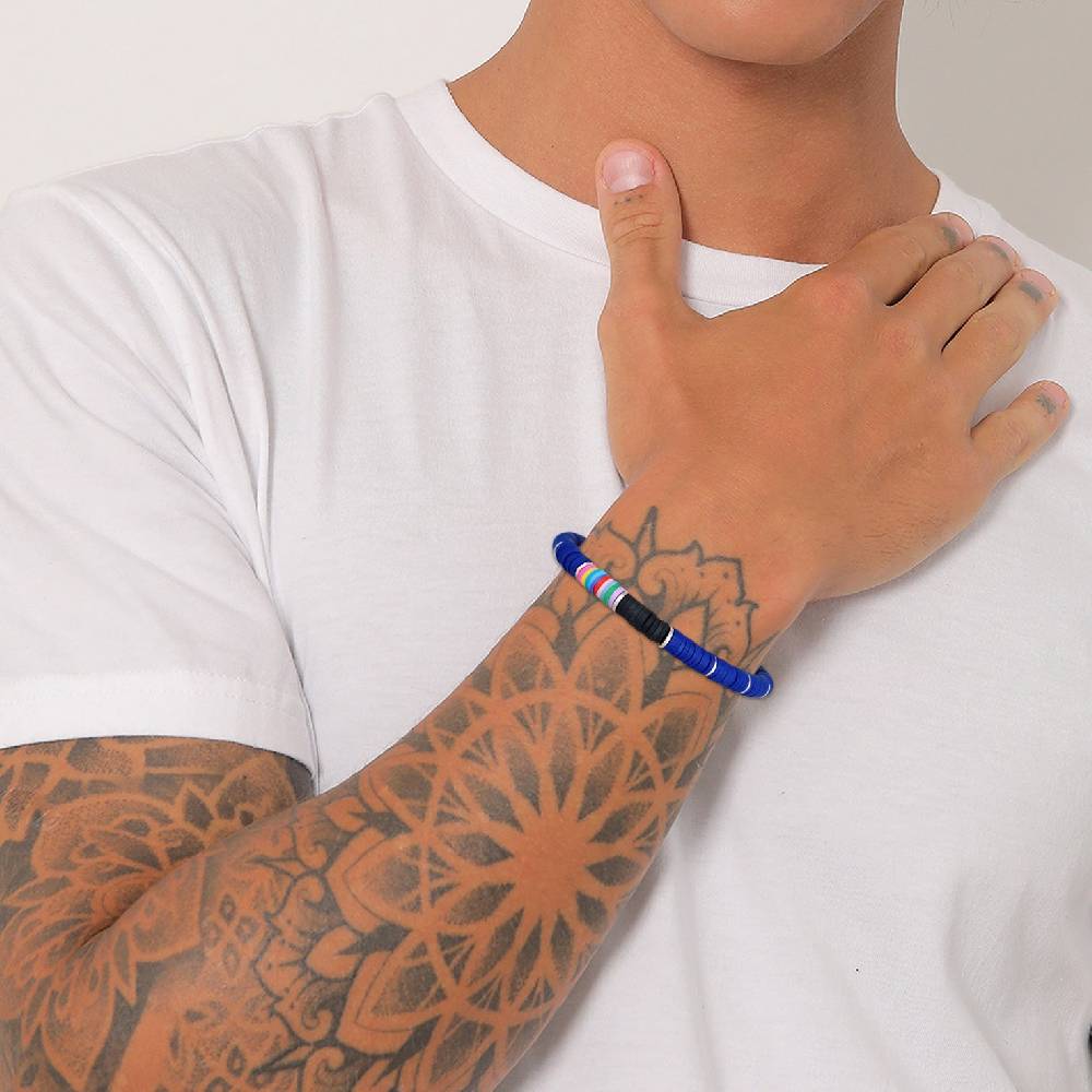 Kuzzoi Armband Textil | Heishi Perlen Sonderangebot der Fabrik