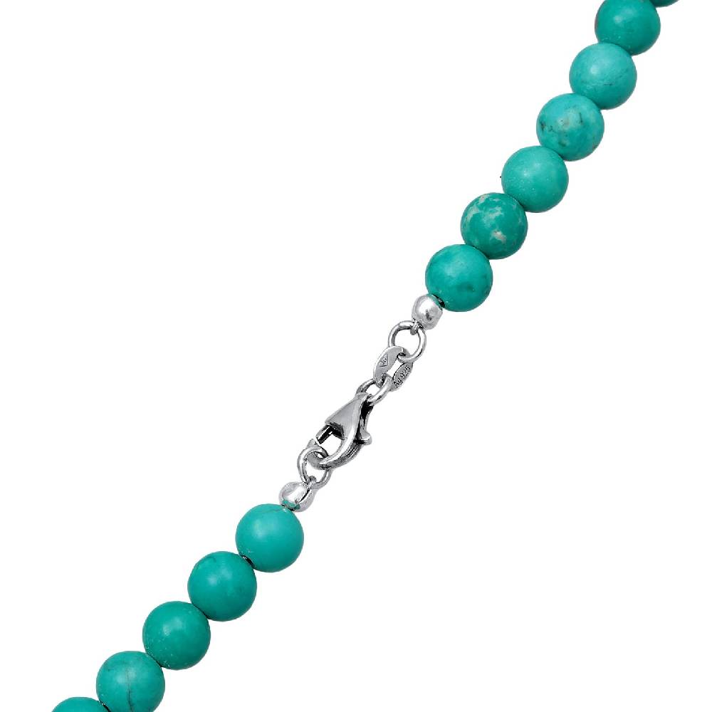Kuzzoi Halskette Beads Vintage | Howlith (Türkis) Super Rabatt