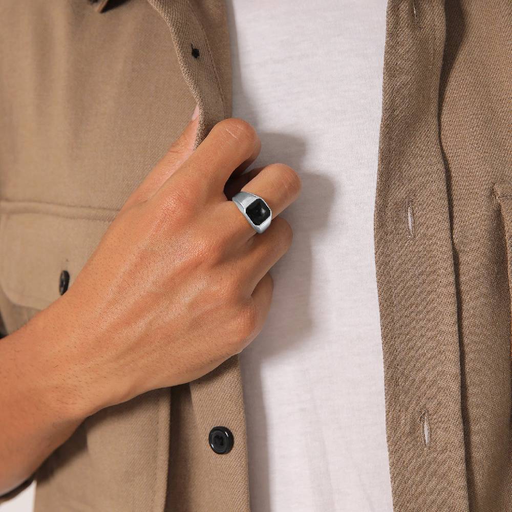 Kuzzoi Siegelring Trend | Emaille 50% Rabatt mit kostenlosem Versand