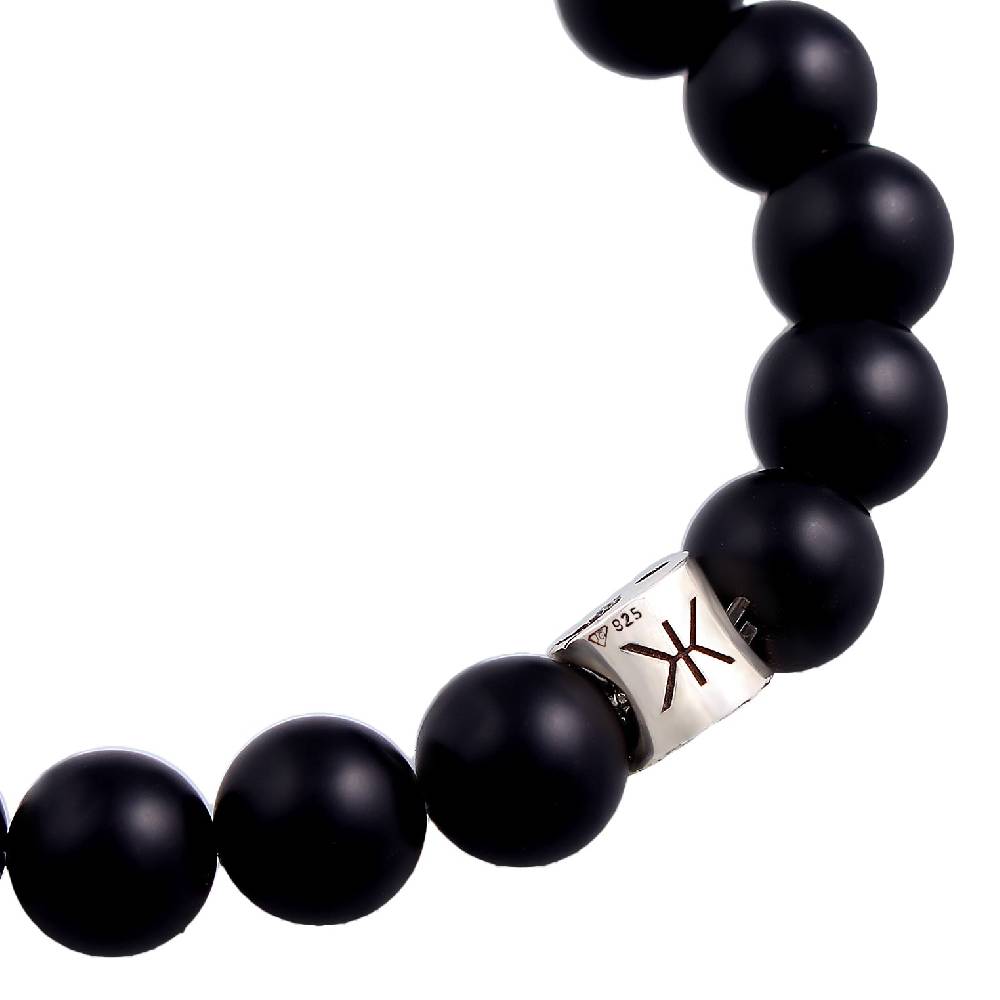Kuzzoi Armband Yin Yang Beads | Onyx (Schwarz) Verkauf
