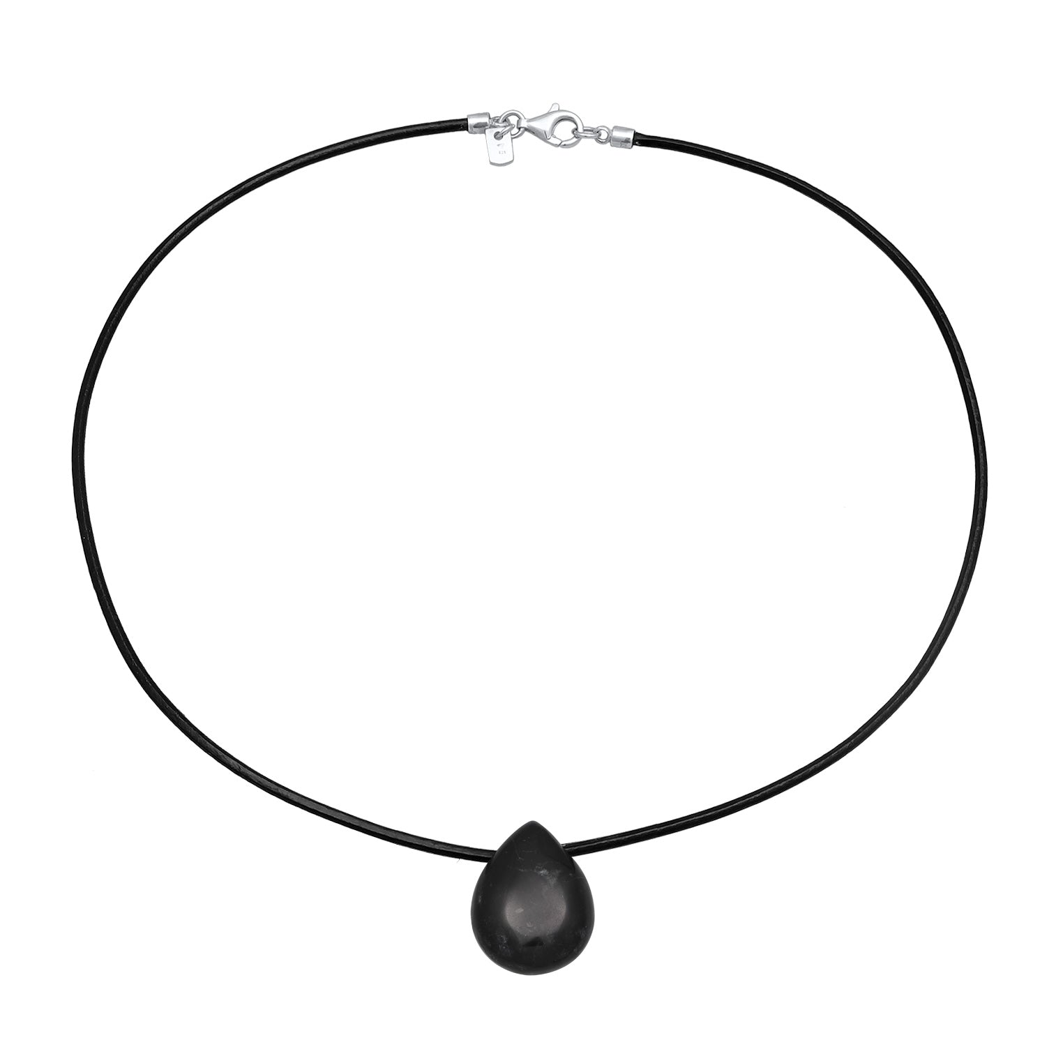 Kuzzoi Choker Tropfen | Satin, Onyx (Schwarz) Schlussverkauf