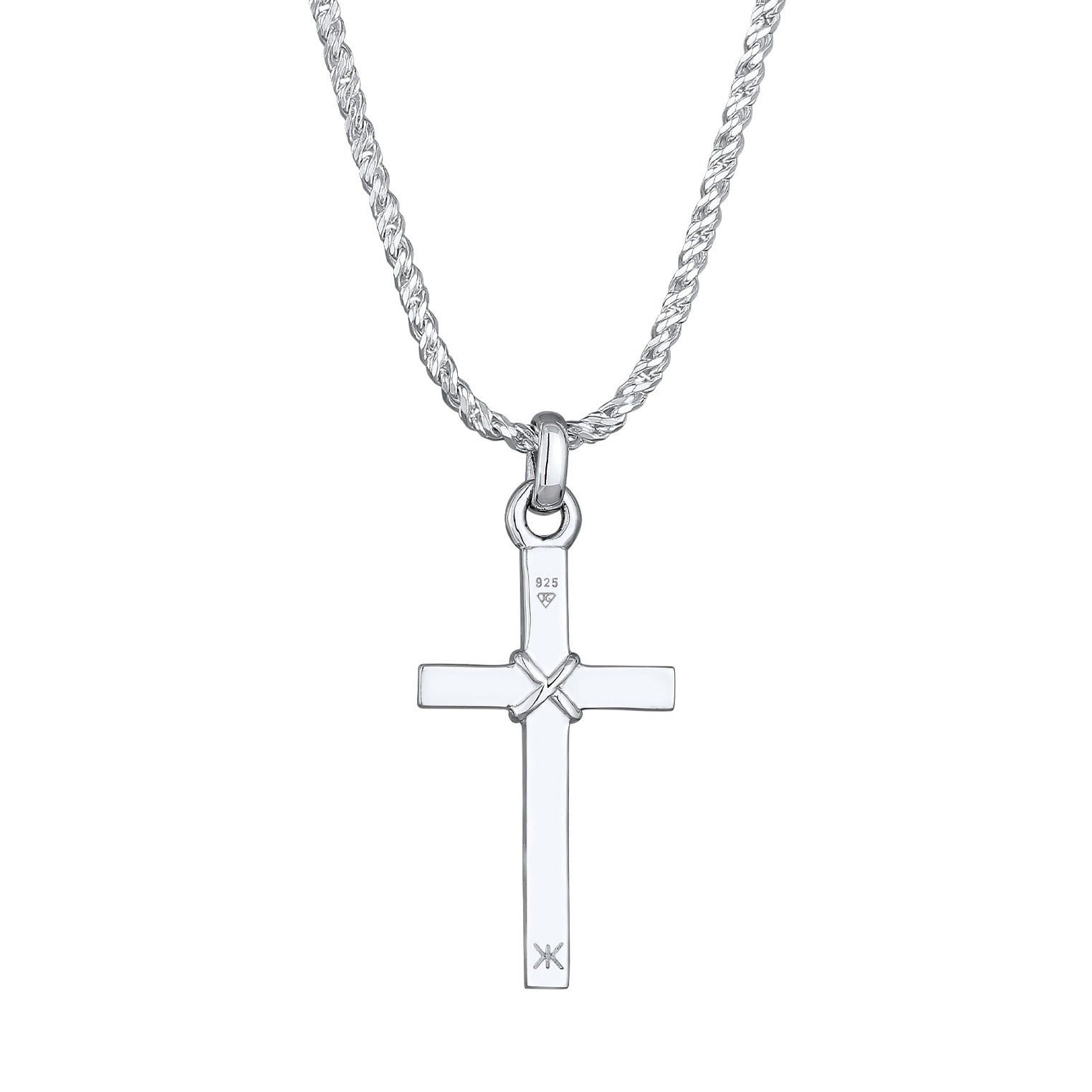 Kuzzoi Kordel-Halskette Anhänger Kreuz Sonderangebot