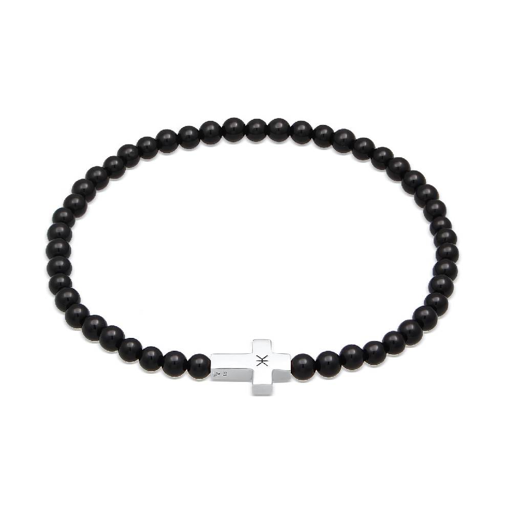 Kuzzoi Armband Kreuz | Onyx (Schwarz) Osterangebot