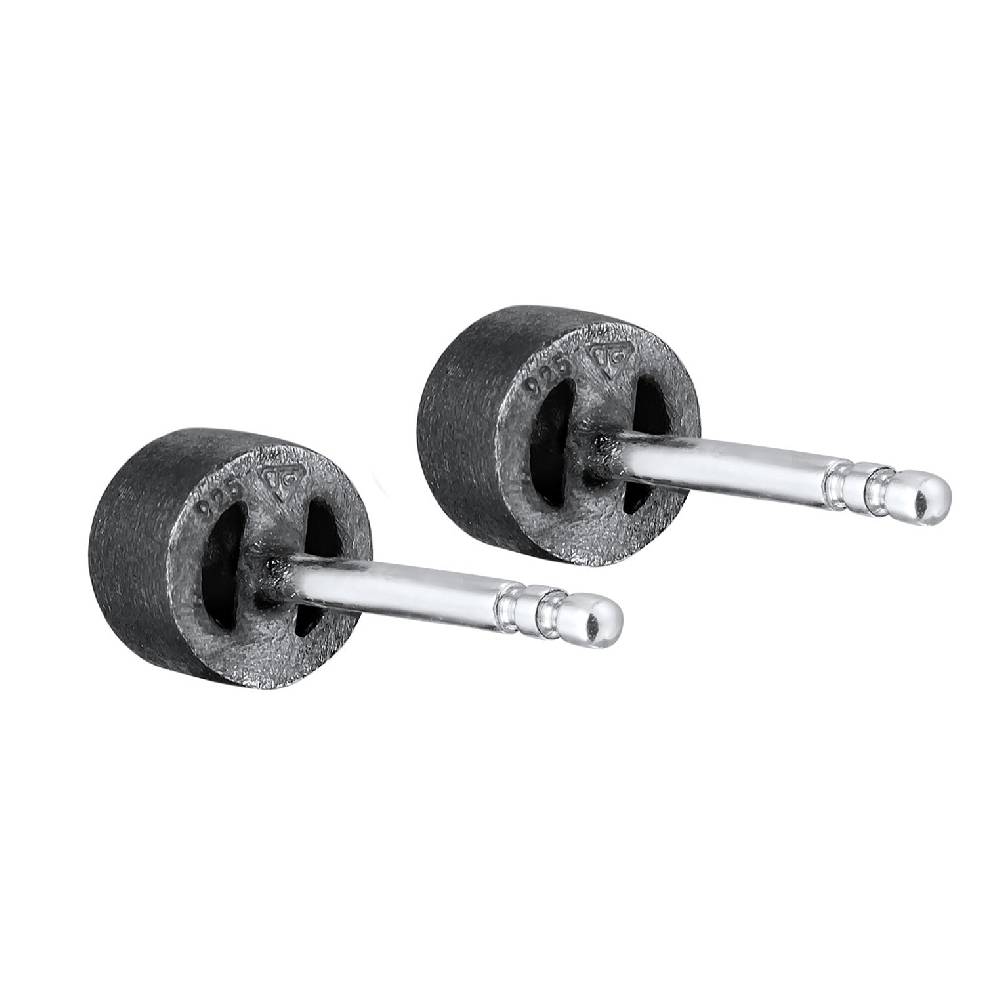 Kuzzoi Ohrstecker Rund | Kristall (Grau) Super Sparpreis