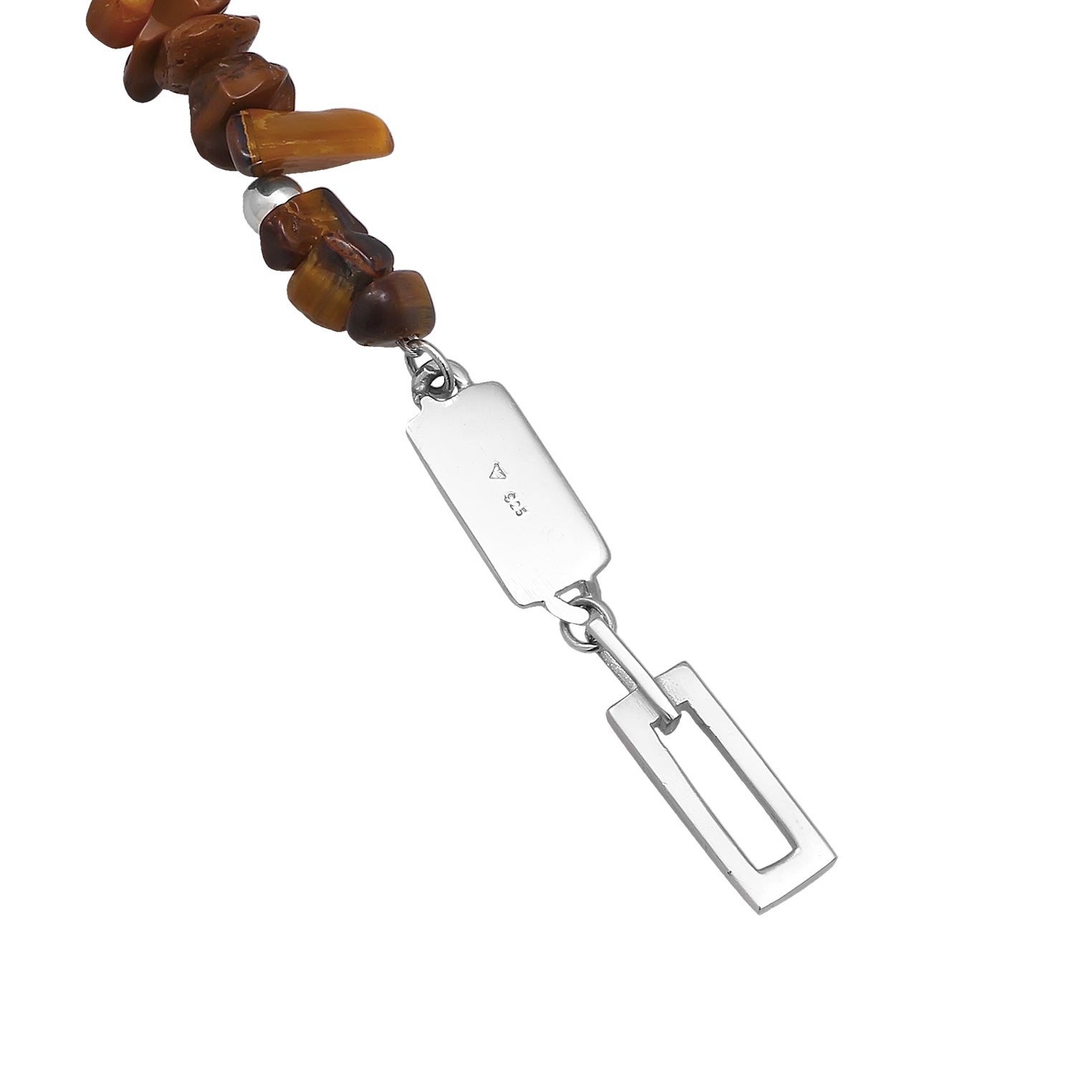 Kuzzoi Halskette Edelstein Splitter | Tigerauge (Braun) Nur für heute