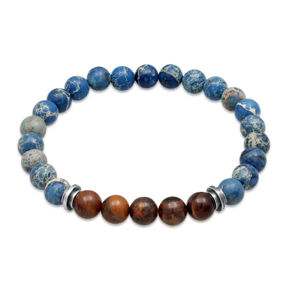 Kuzzoi Armband Kugeln | Achat, Tigerauge Discount Store für neue Produkte