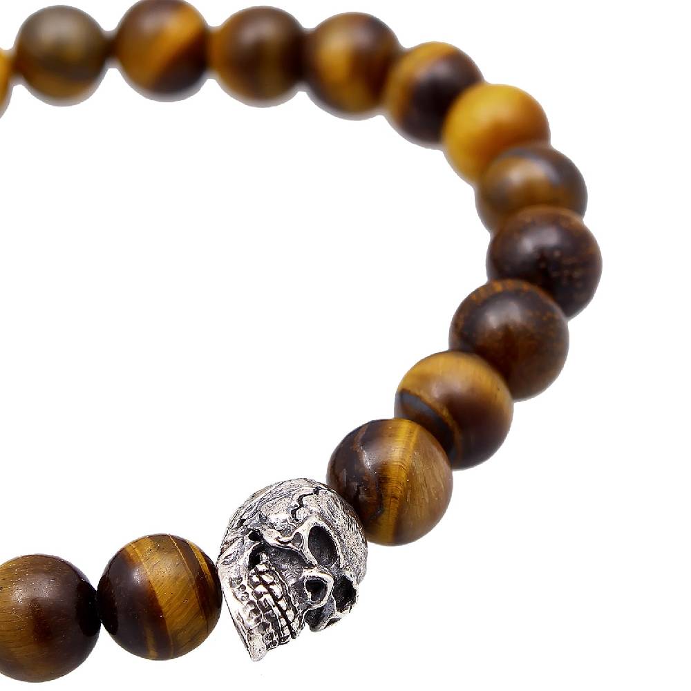 Kuzzoi Armband Totenkopf Beads 50% Rabatt mit kostenlosem Versand