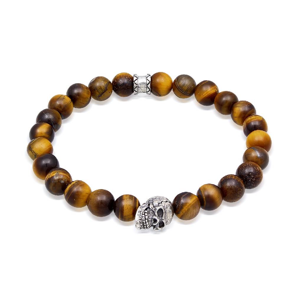 Kuzzoi Armband Totenkopf Beads 50% Rabatt mit kostenlosem Versand