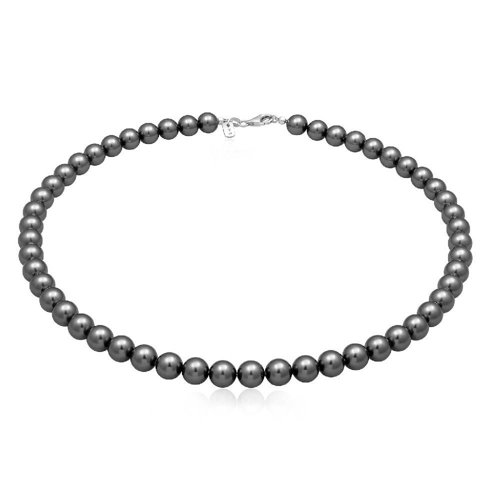 Kuzzoi Halskette | Perlen (Anthrazit) Clearance-Verkauf