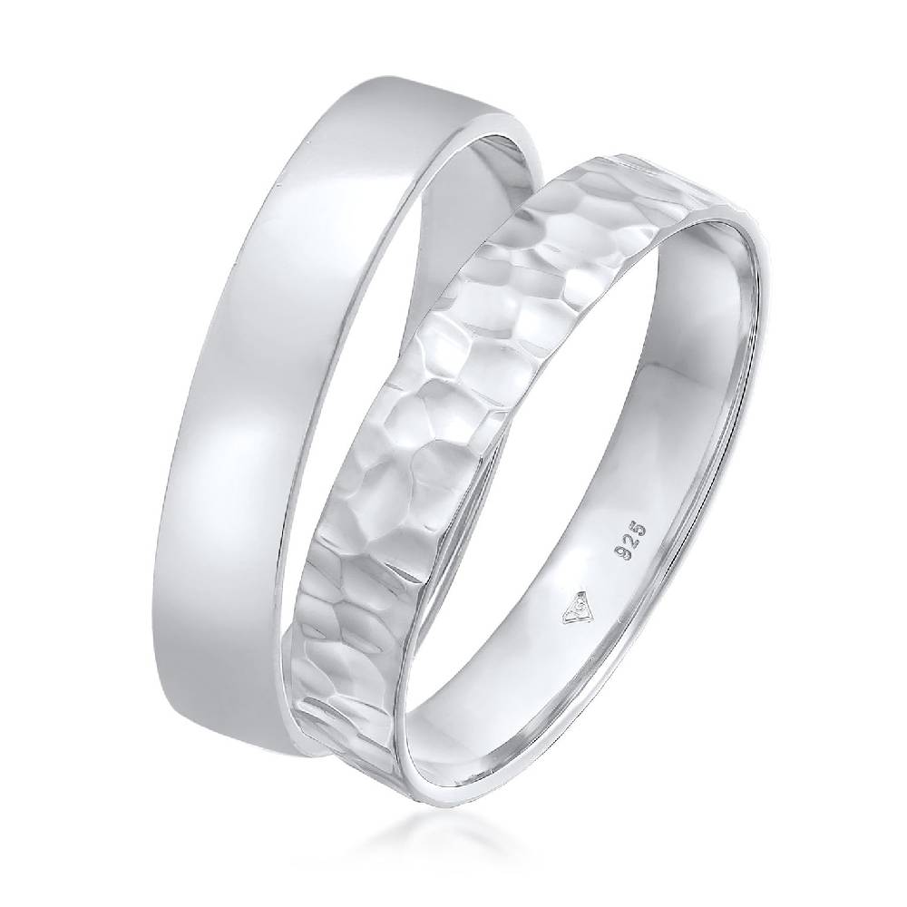 Kuzzoi Bandring 2er Set Gehämmert Cyber Monday