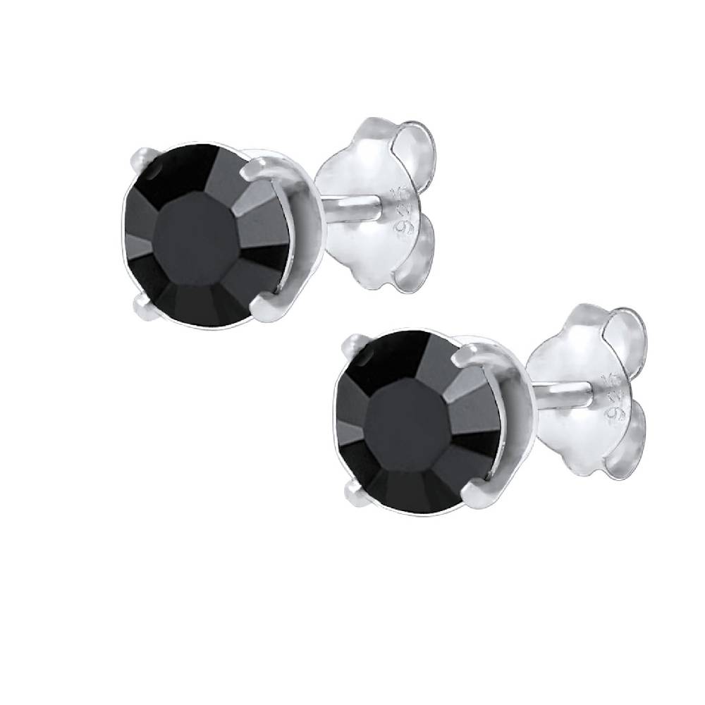 Kuzzoi Ohrstecker Basic | Kristall (Schwarz) Vatertagsangebot