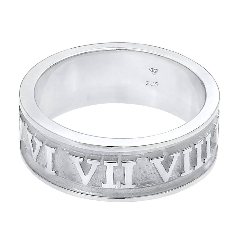 Kuzzoi Ring Römische Zahlen Sonderangebot der Fabrik