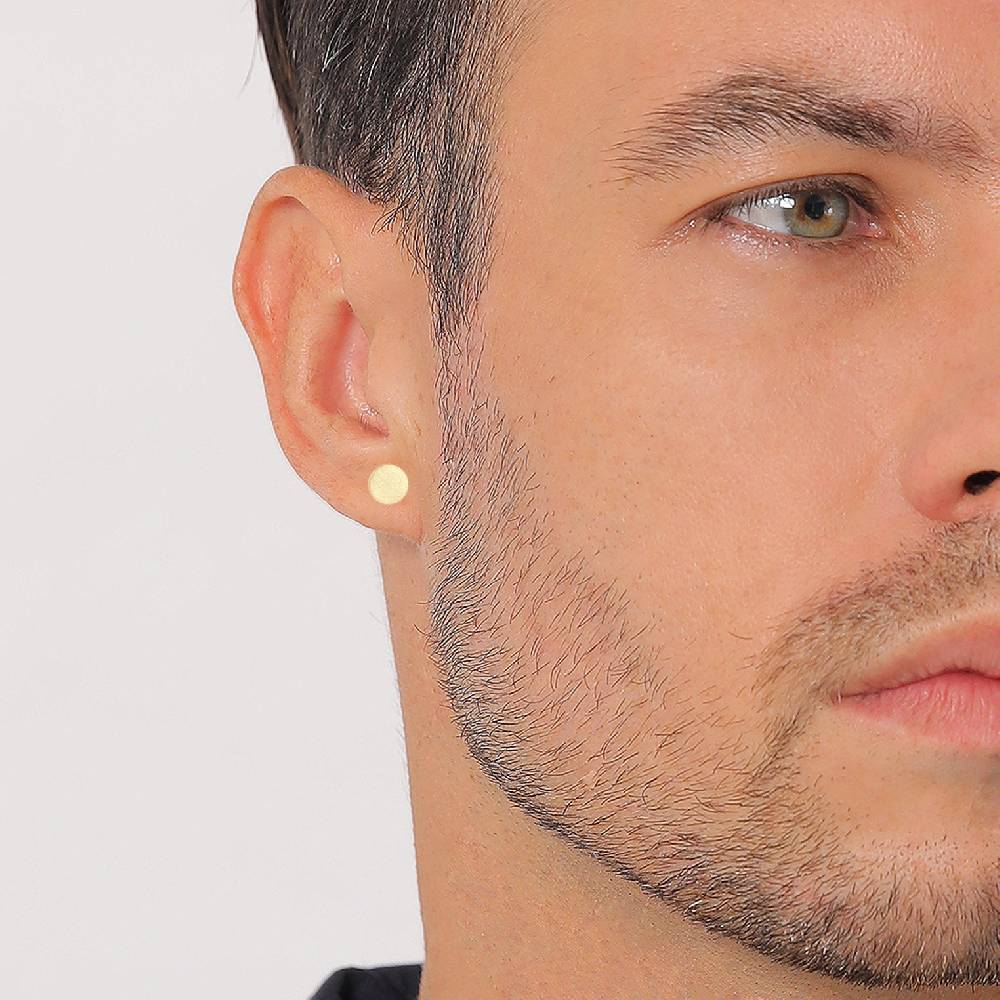 Kuzzoi Ohrstecker Rund Gehämmert 50% Rabatt für begrenzte Zeit