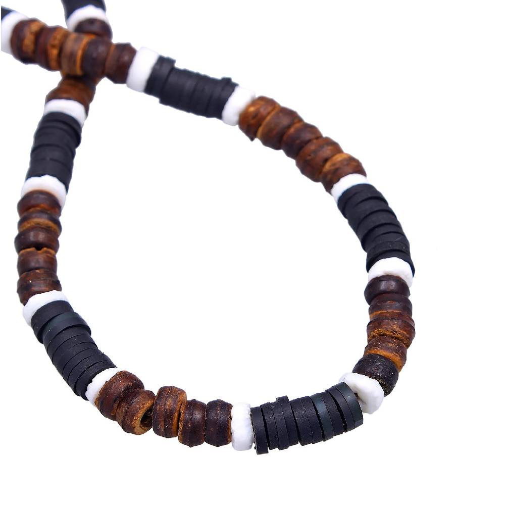 Kuzzoi Halskette Surfer Style | Heishi Beads Osterangebot