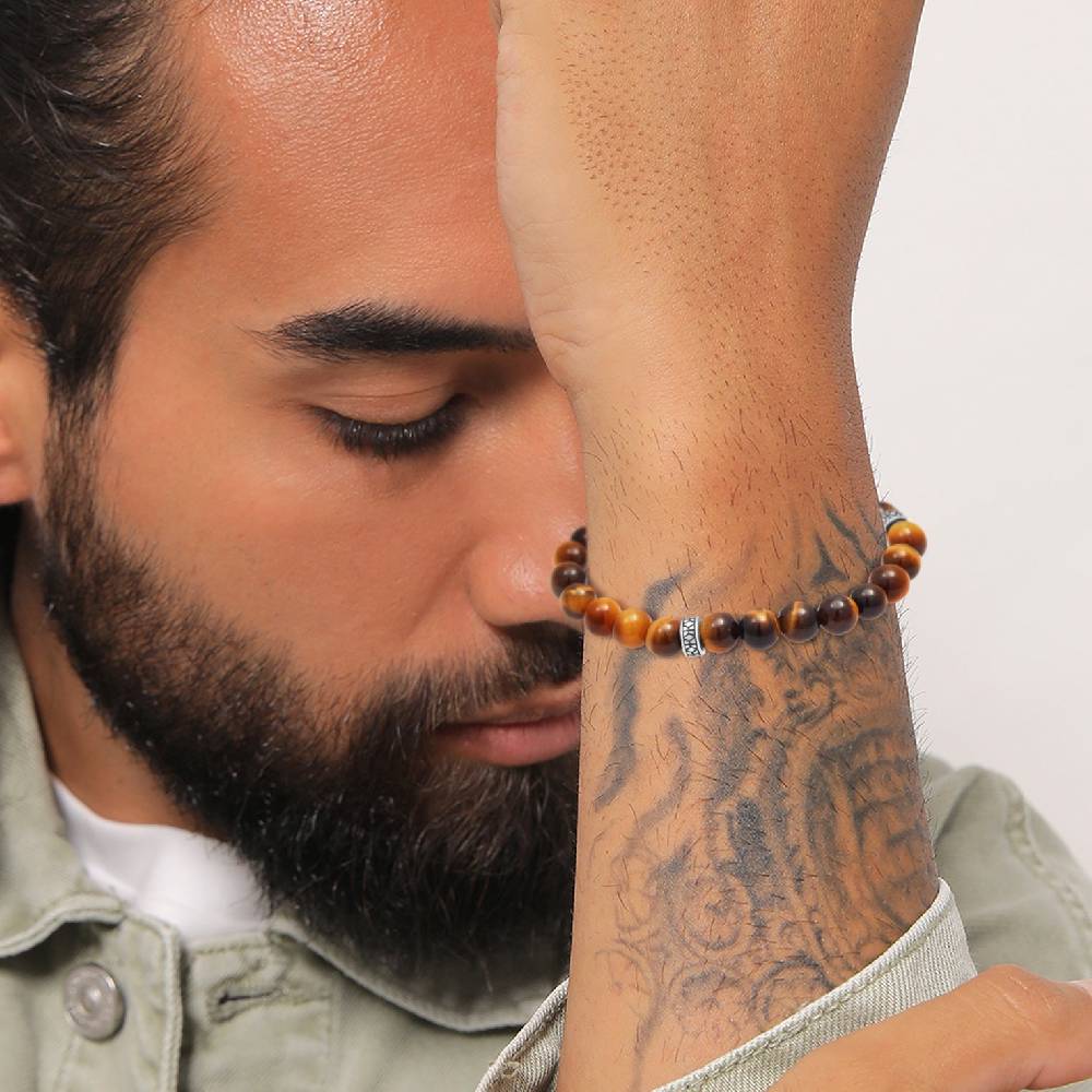 Kuzzoi Armband Vintage | Tigerauge (Braun) Wochenangebot