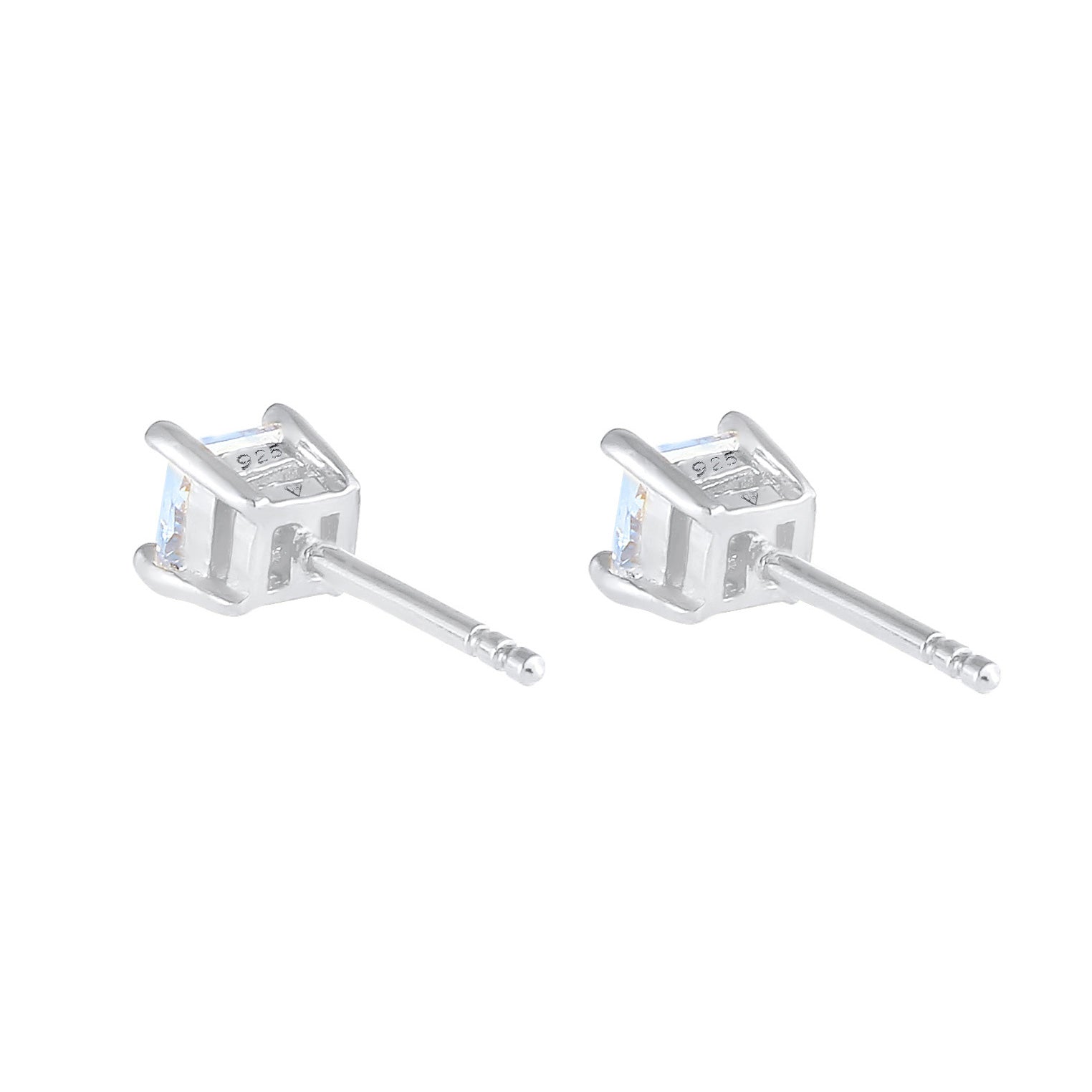 Kuzzoi Ohrstecker Quadrat | Zirkonia Kristalle (Weiß) Bis zu 60% Rabatt