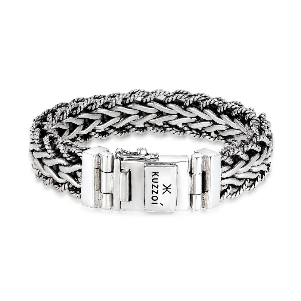 Kuzzoi Glieder-Armband Breit 50% Rabatt mit kostenlosem Versand