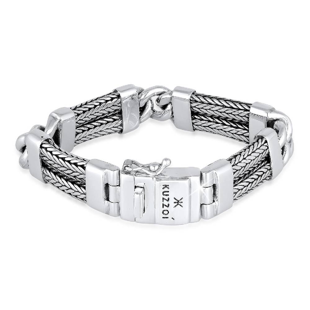Kuzzoi Armband Robust Kastenverschluss Black Friday Preise