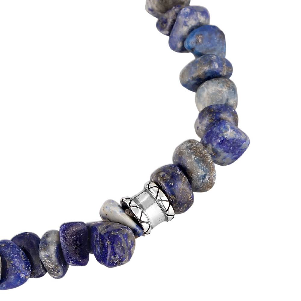 Kuzzoi Armband Beads Vintage | Lapiz Lazuli Steine (Blau) Rabatte dieses Monats