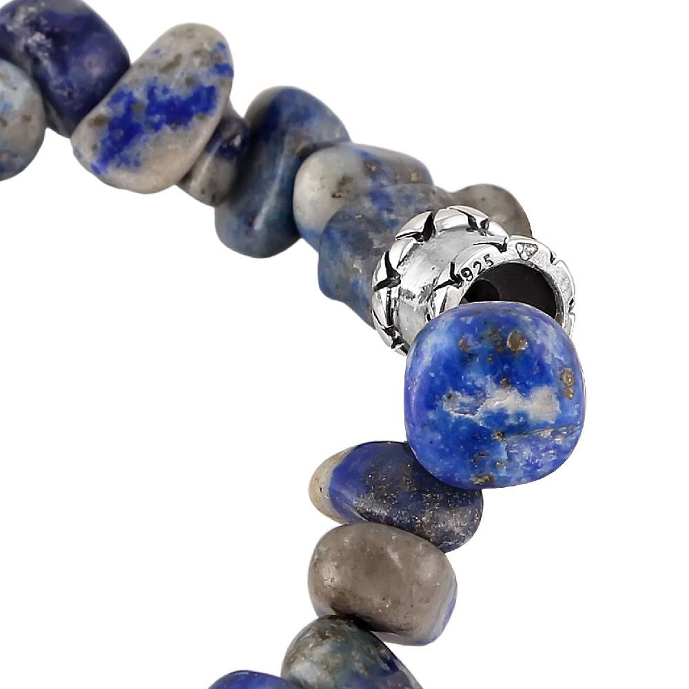 Kuzzoi Armband Beads Vintage | Lapiz Lazuli Steine (Blau) Rabatte dieses Monats