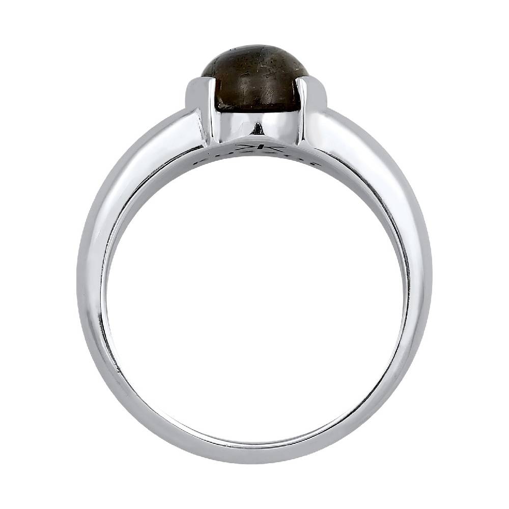 Kuzzoi Siegelring Oval | Labradorit (Grau) Online