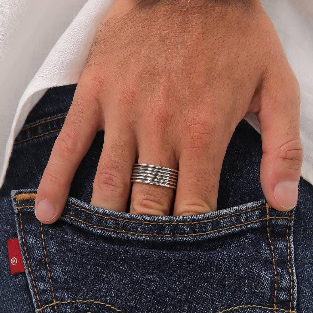 Kuzzoi Bandring Rillen | Emaille im Angebot