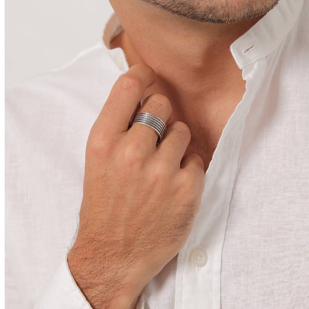 Kuzzoi Bandring Rillen | Emaille im Angebot