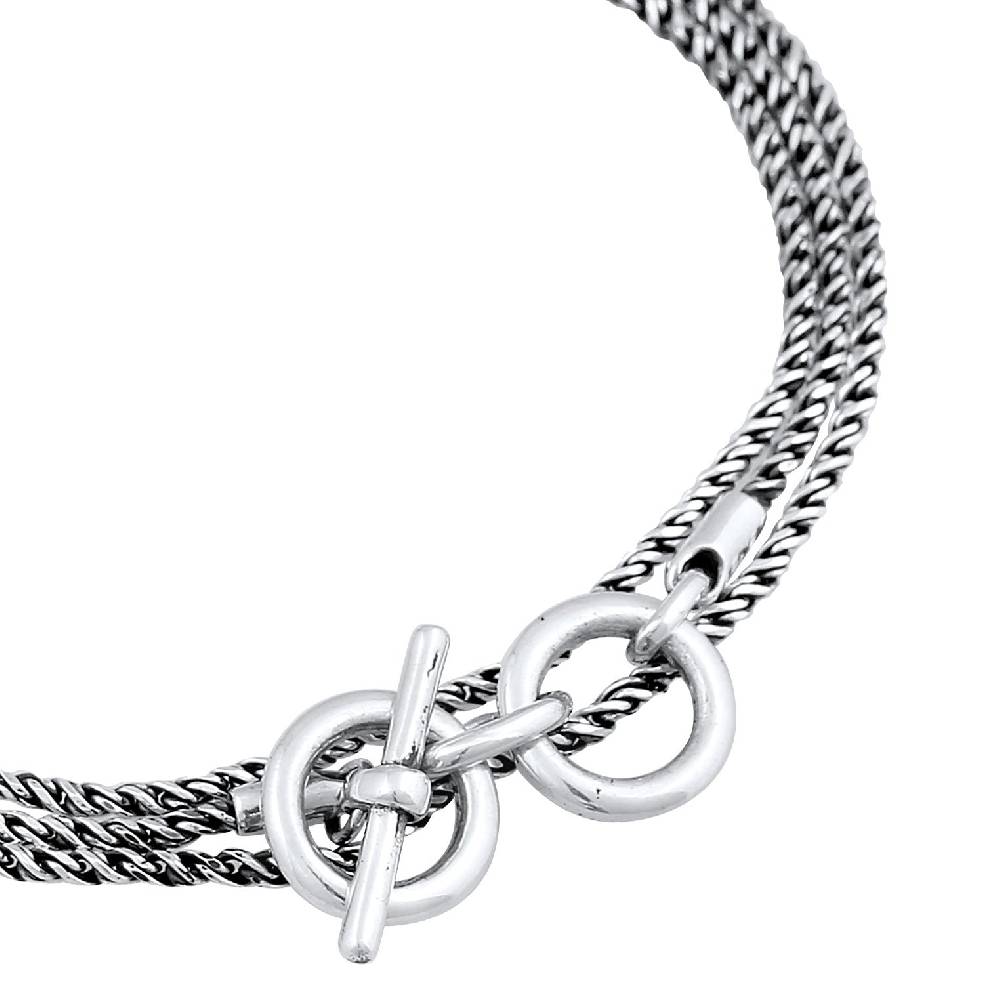 Kuzzoi Armband Kordelkette T-Bar Neueste Mode