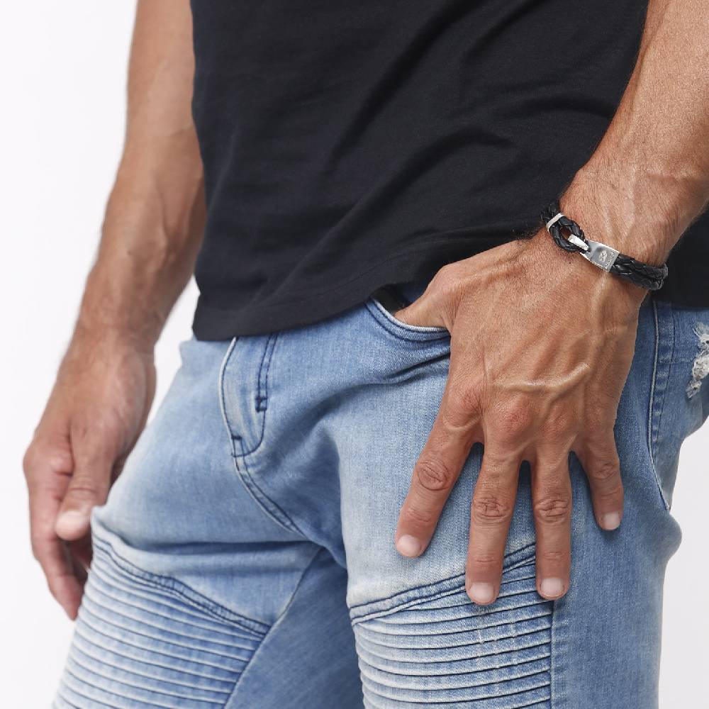 Kuzzoi Armband Haken Verschluss | Leder JETZT KAUFEN