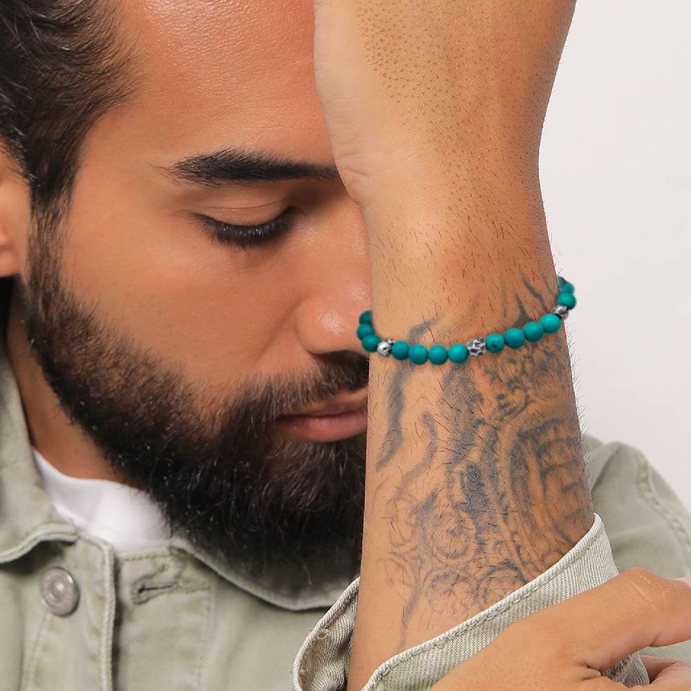 Kuzzoi Armband Beads | Howlith (Türkis) Letzter Tag