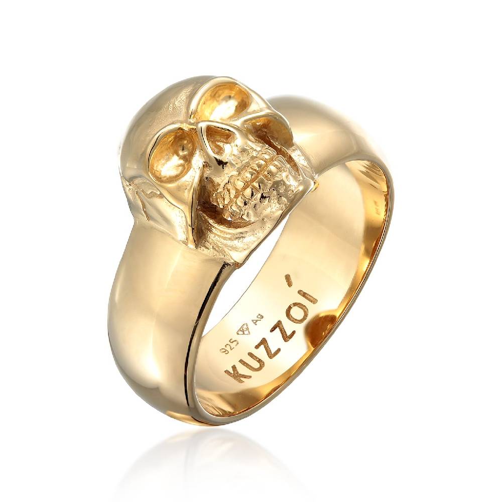Kuzzoi Siegelring Totenkopf Super Rabatt