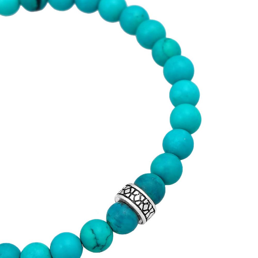 Kuzzoi Armband Bead | Howlith (Türkis) zollfrei