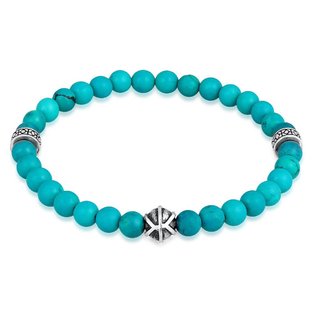 Kuzzoi Armband Bead | Howlith (Türkis) zollfrei