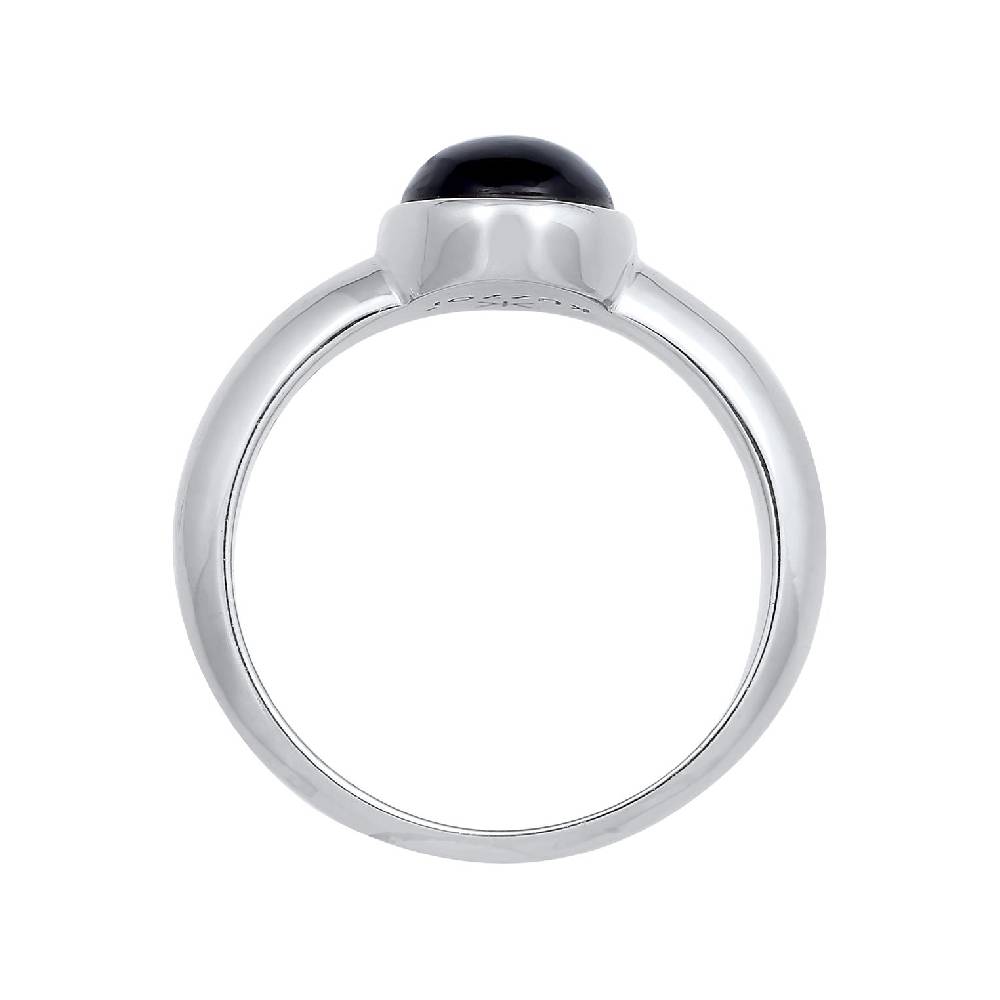 Kuzzoi Siegelring Oval | Onyx (Schwarz) Fabrik Onlineshop