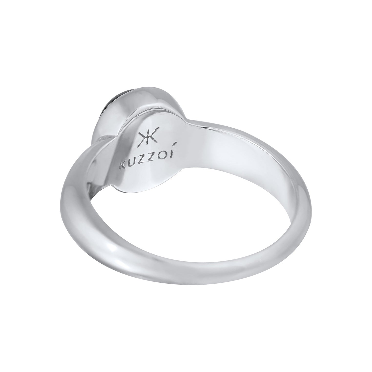 Kuzzoi Siegelring Oval | Onyx (Schwarz) Fabrik Onlineshop