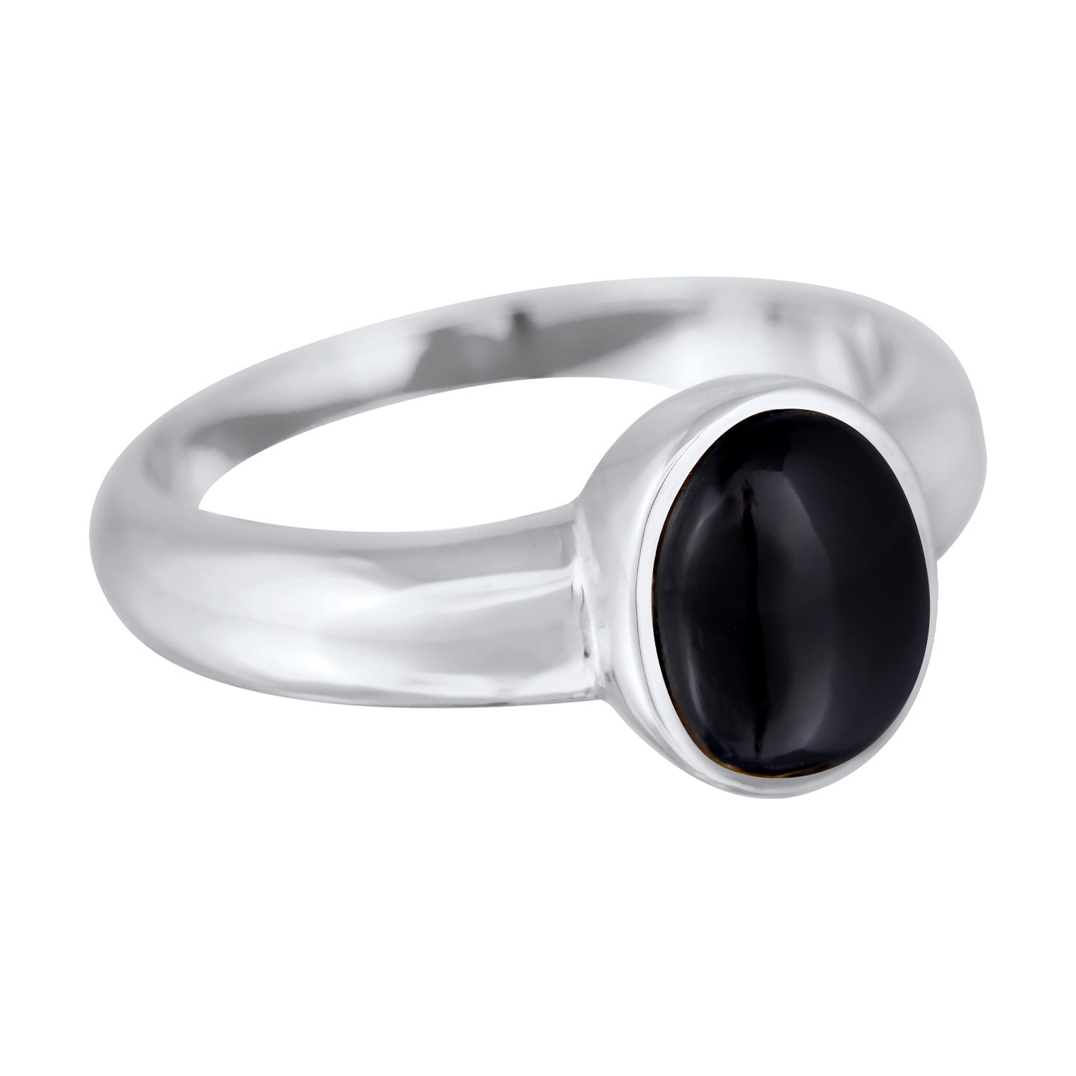 Kuzzoi Siegelring Oval | Onyx (Schwarz) Fabrik Onlineshop
