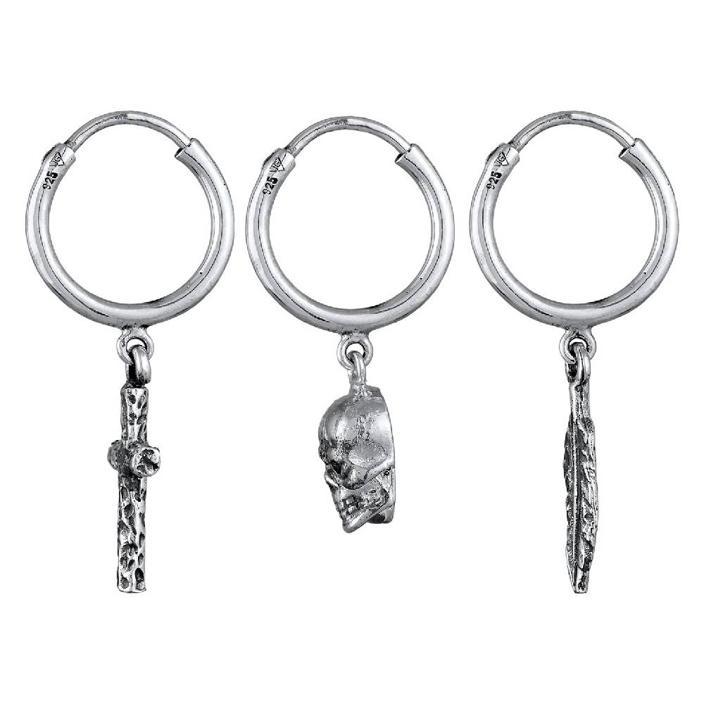 Kuzzoi Ohrringset Totenkopf Osterangebot