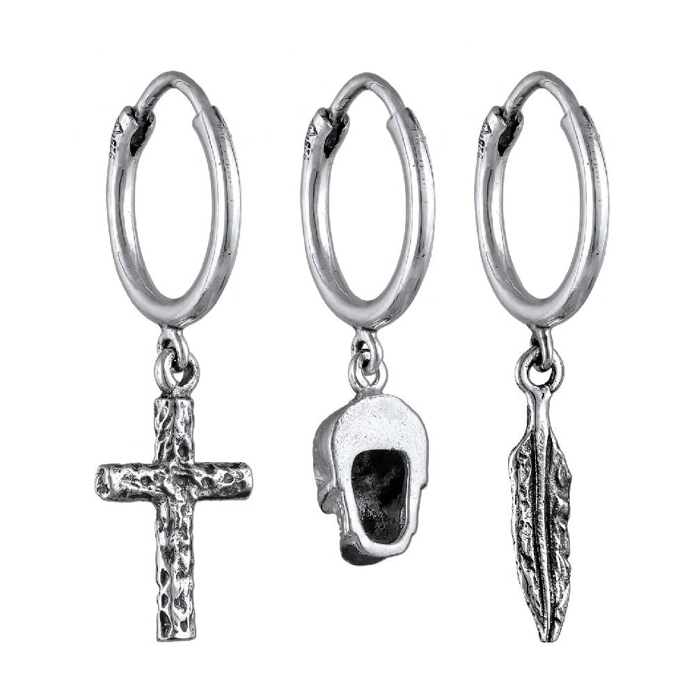 Kuzzoi Ohrringset Totenkopf Osterangebot