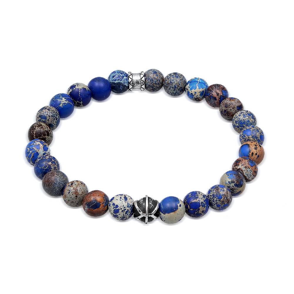 Kuzzoi Armband Kugeln | Achat (Blau) Wochenangebot