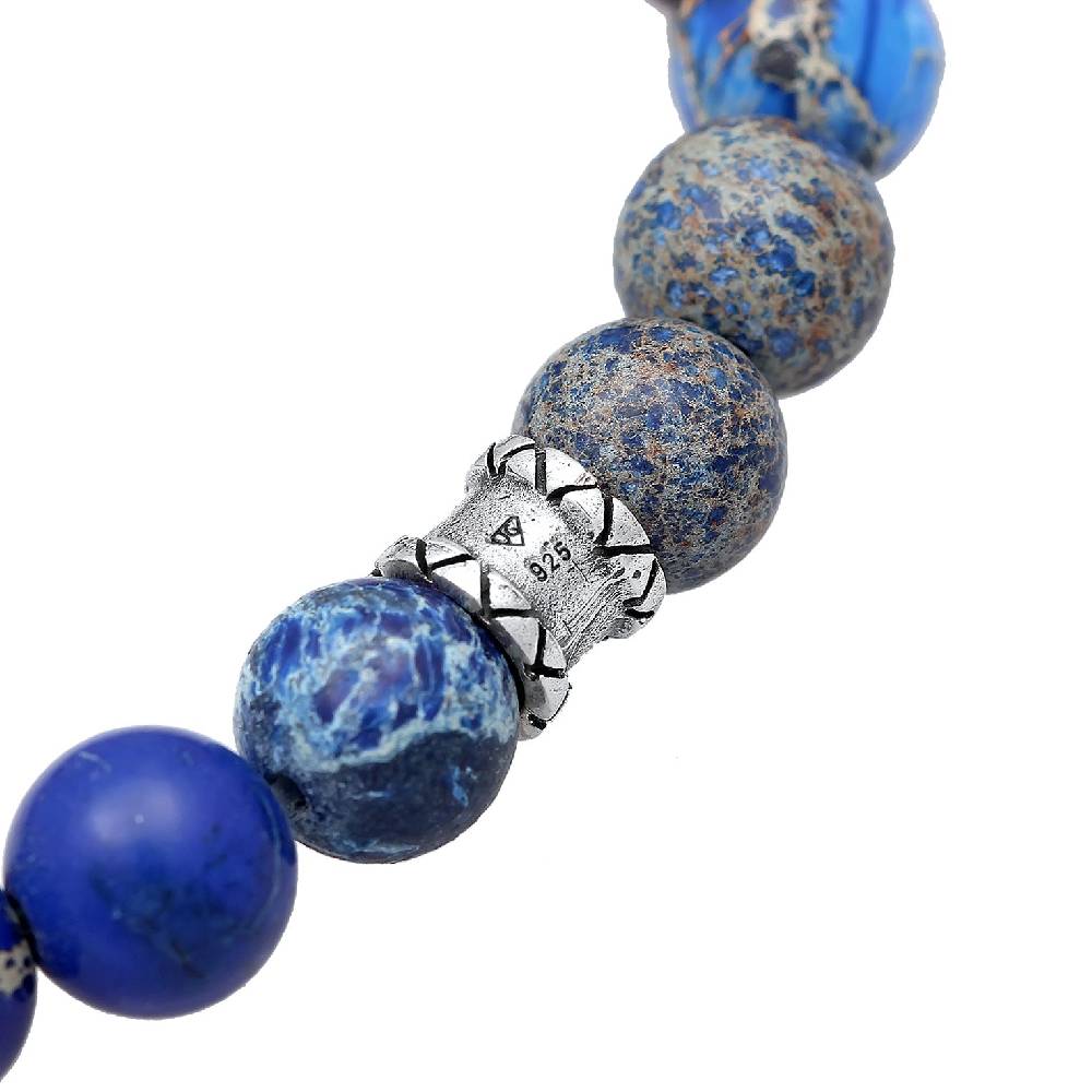 Kuzzoi Armband Kugeln | Achat (Blau) Wochenangebot