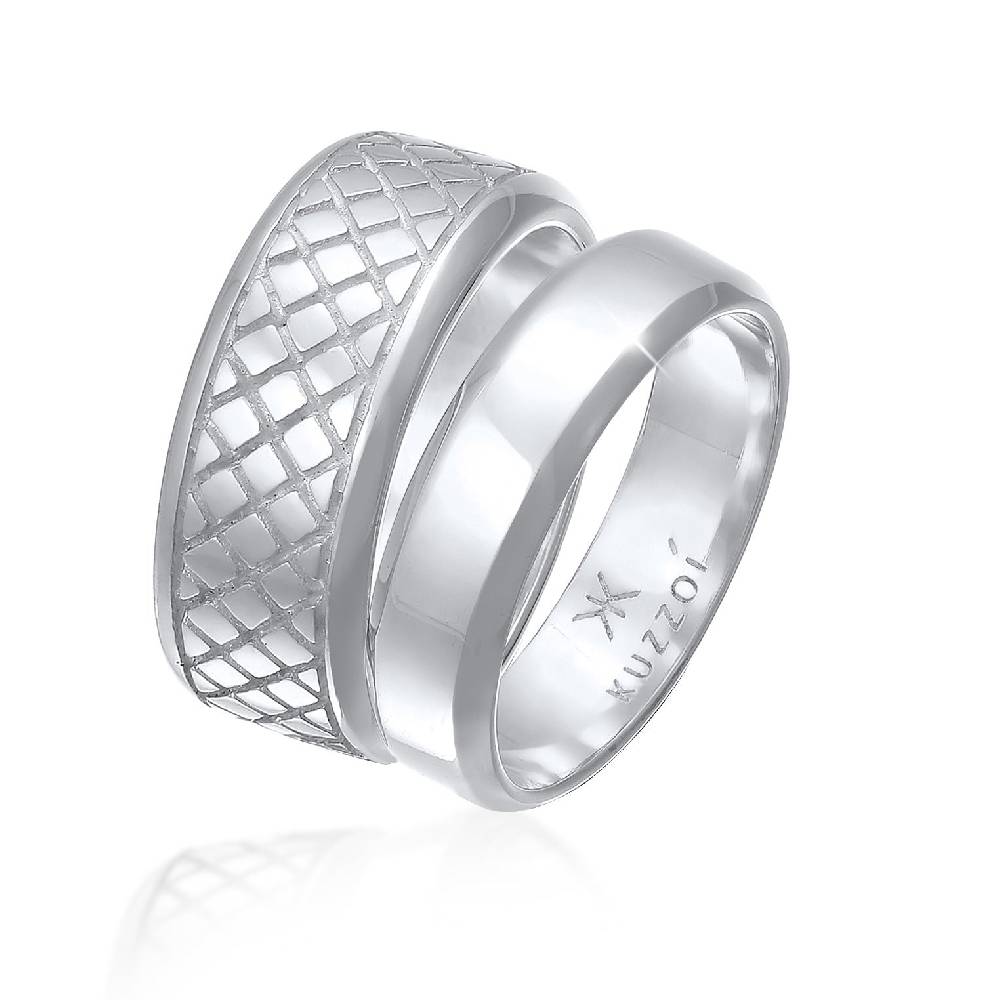Kuzzoi Bandring 2er Set Struktur Hotsell