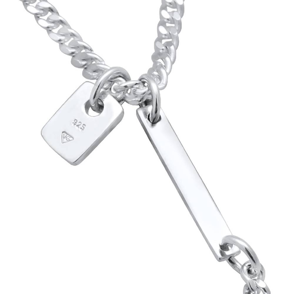 Kuzzoi Modische Y-Kette mit Barren 925 Silber Günstig kaufen