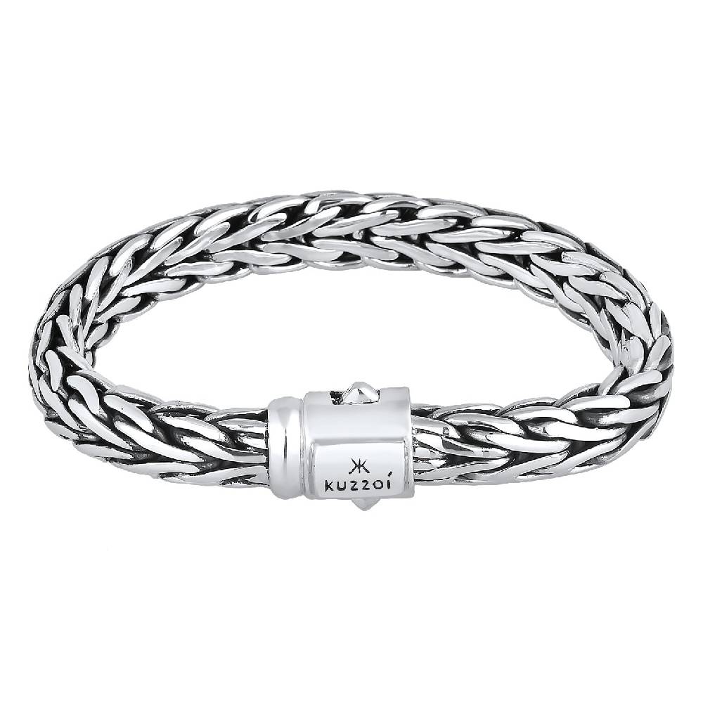 Kuzzoi Glieder-Armband Massiv Neueste Mode